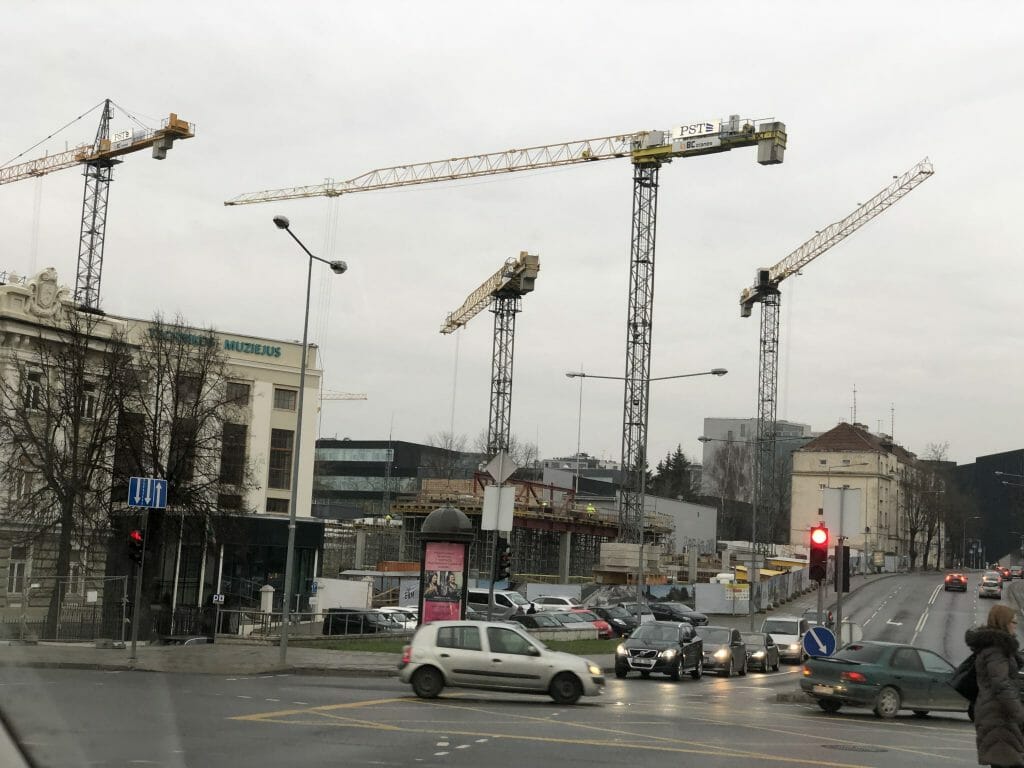 AMPÉRA (Rinktinės g. 2) - Daudzdzīvokļu nams, Biroju centrs - būvdarbu attēli