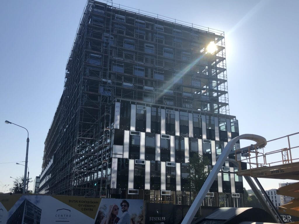 Business Stadium North (Rinktinės g. 3) - Verslo centras - statybų nuotraukos