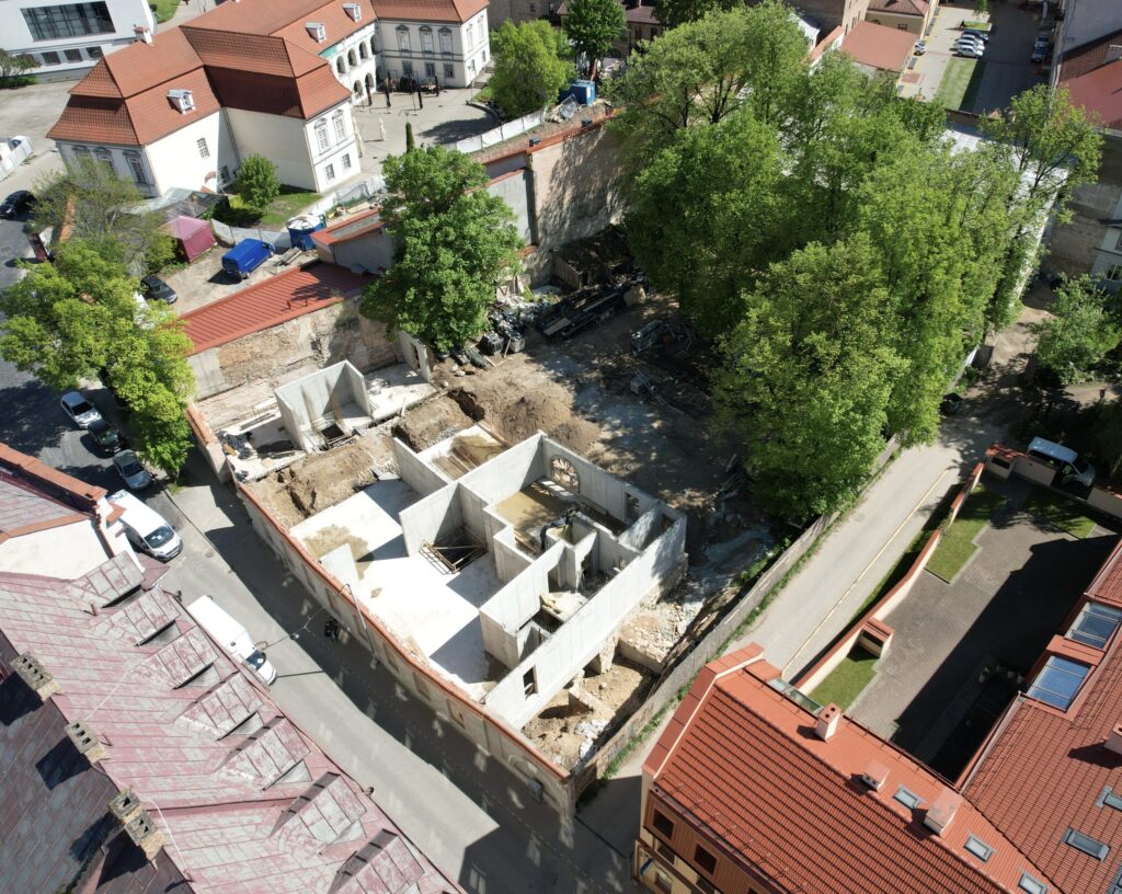 Oskierkų rūmai (Klaipėdos g. 9) - Daudzdzīvokļu nams - būvdarbu attēli