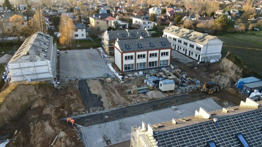 Naujoji Anglija 2.0 (Juodasis kel. 79N) - Row housing - construction photos