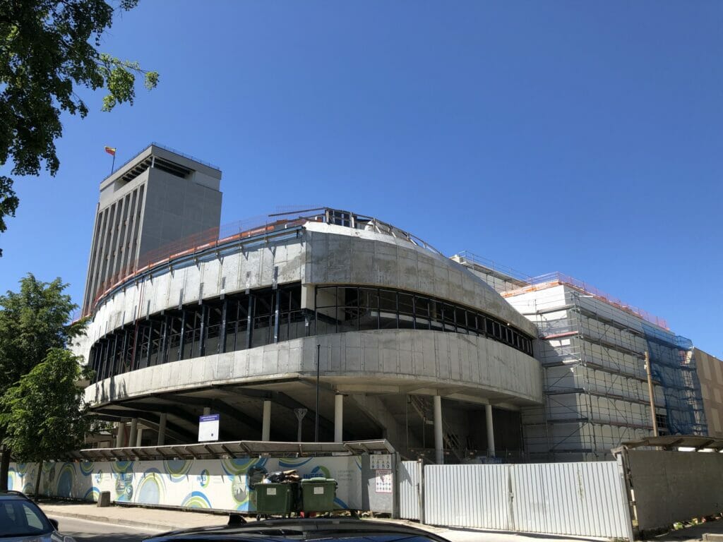 Klaipėdos muzikinis teatras (Danės g. 19) - Cultural center - construction photos