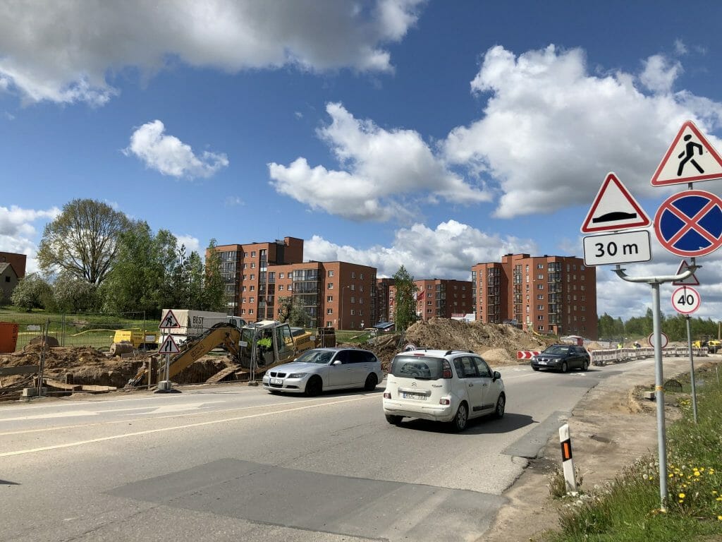 Rimi Pavilnionių g. (Pavilnionių g. 22) - Pārtikas veikals - būvdarbu attēli