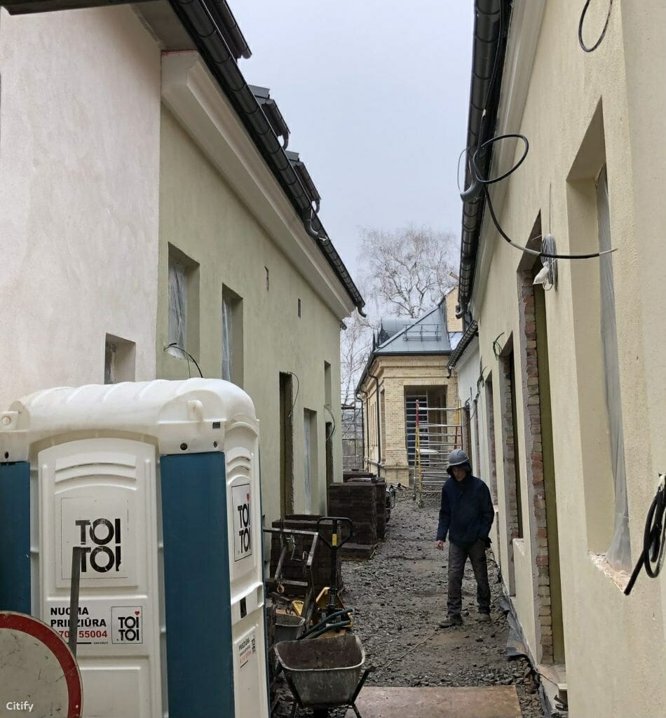 Užupio Mekas (Užupio g. 24) - Multi apartment, Non-food store - construction photos