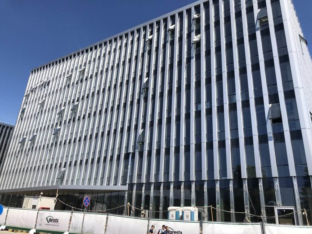 Park Town (Lvovo g. 105A) - Office center - construction photos