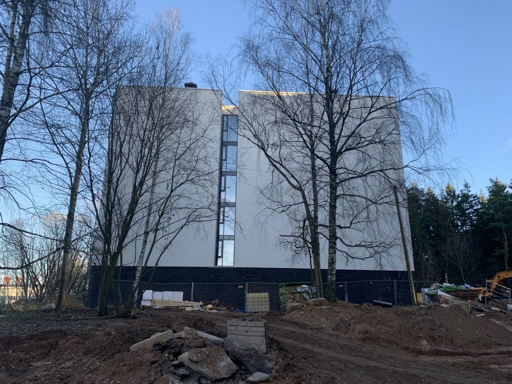 Student Box (Didlaukio g. 67A) - Multi apartment - construction photos