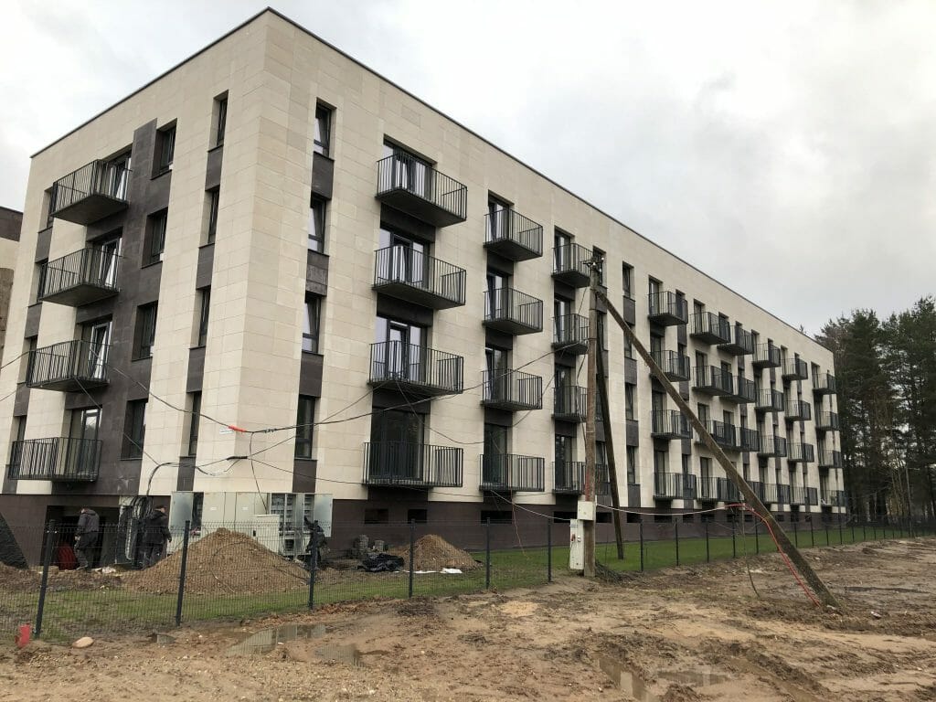 Lazdynėlių 30 (Lazdynėlių g. 30) - Daudzdzīvokļu nams - būvdarbu attēli