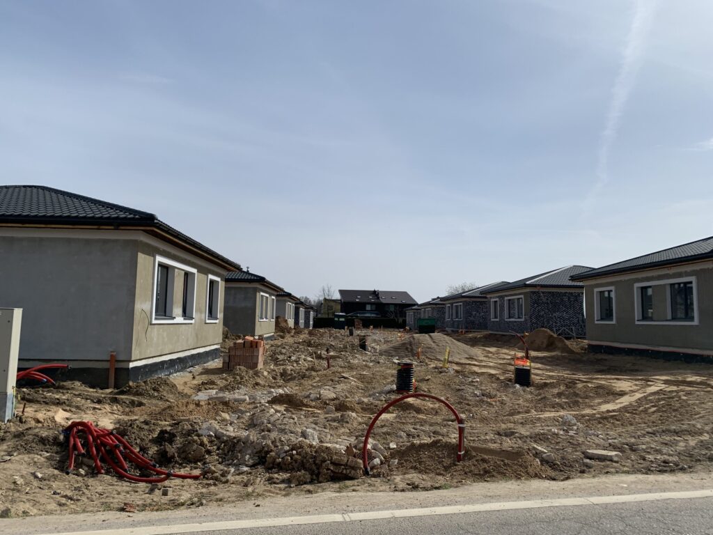 M. ir P. Šalčių g. 71 (M. ir P. Šalčių g. 71) - Private house community - construction photos