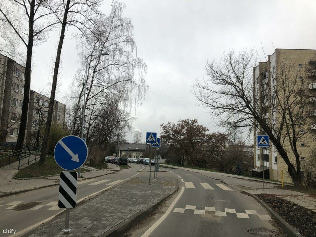 Ramaus eismo gatvė Šaltkalvių g (Šaltkalvių g.) - Street - construction photos