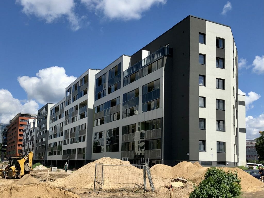 K17 (Kernavės g. 15, 17) - Multi apartment - construction photos
