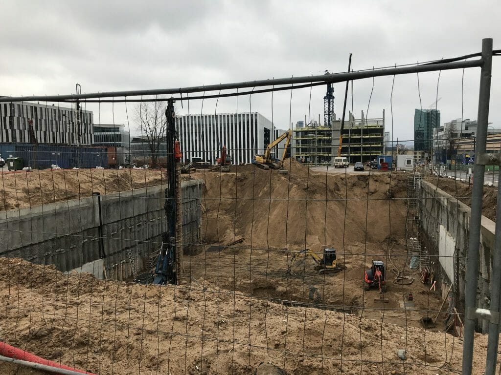 CORE (Ukmergės g. 126) - Office center - construction photos