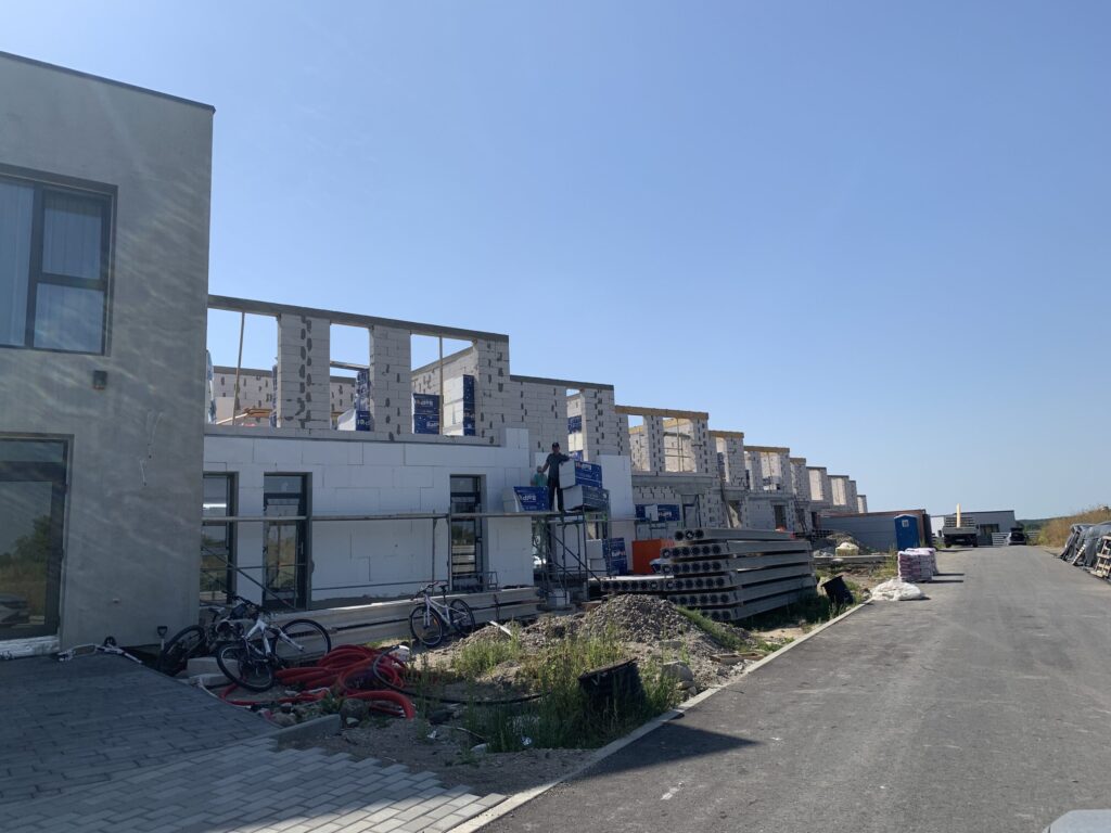 STALUPĖNAI (Stalupėnų g. 2, 4, 6, 6A, 8, 10, 12, 14, 16, 18, 20, 22, 24) - Row housing - construction photos