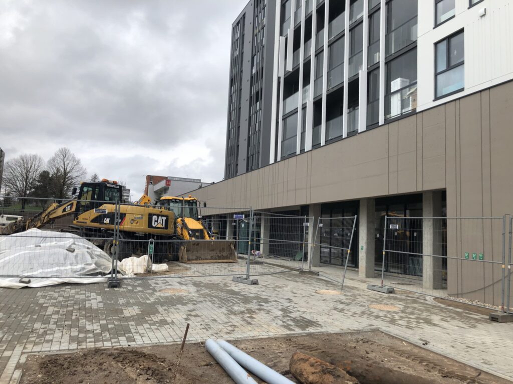 Viršuliškių stogai (Viršuliškių g. 38) - Multi apartment - construction photos