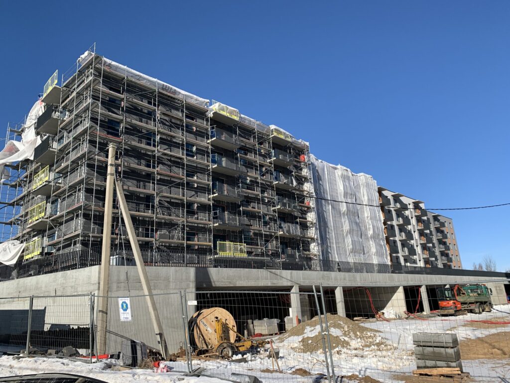 Vakarų Lėnas (Girulių g. 22) - Korterelamu - ehituse fotod