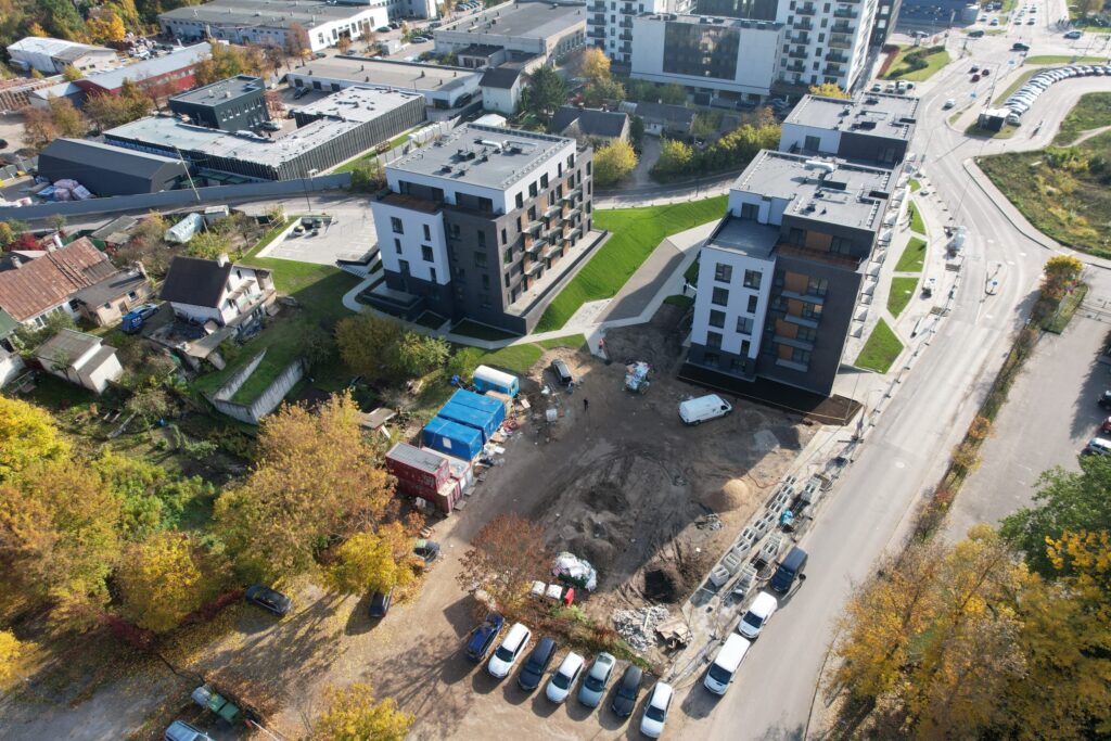 LINK TEN (Linkmenų g. 19) - Multi apartment - construction photos