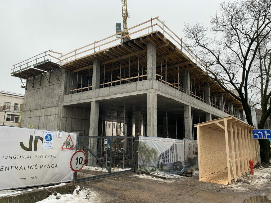 Mykolo Marcinkevičiaus ligoninės plėtra (Kauno g. 7) - Hospital - construction photos