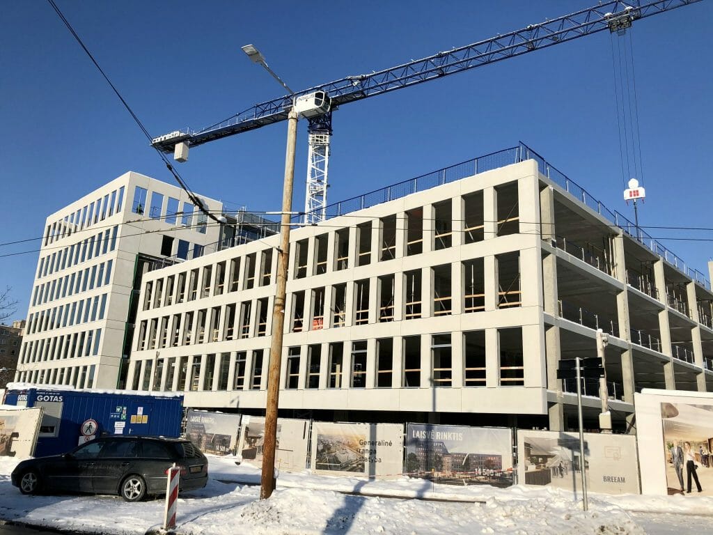 Freedom 36 (Laisvės pr. 36) - Office center - construction photos