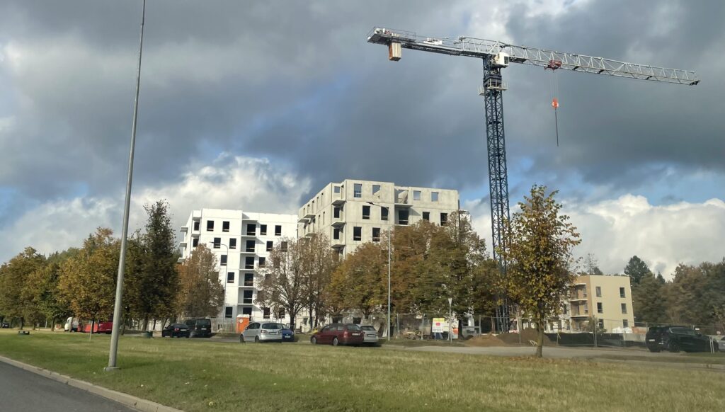 Jomanto parkas 1-2 etapai (Baltupio g. 61A) - Multi apartment - construction photos