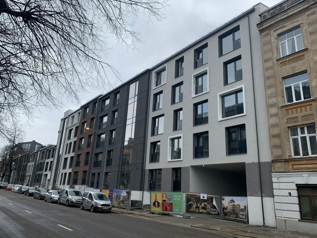 Baltas Lapas Mindaugo 2 etapas (Aguonų g. 17) - Multi apartment - construction photos