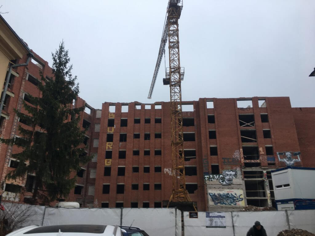 Sapiegų 19 (L. Sapiegos g. 19) - Multi apartment - construction photos