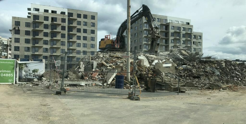 Verkių sodas 3 etapas (Verkių g. 39) - Multi apartment - construction photos