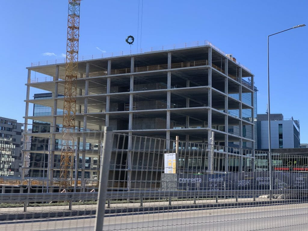 MERAKI A korpusas (Eitminų g. 3) - Office center - construction photos