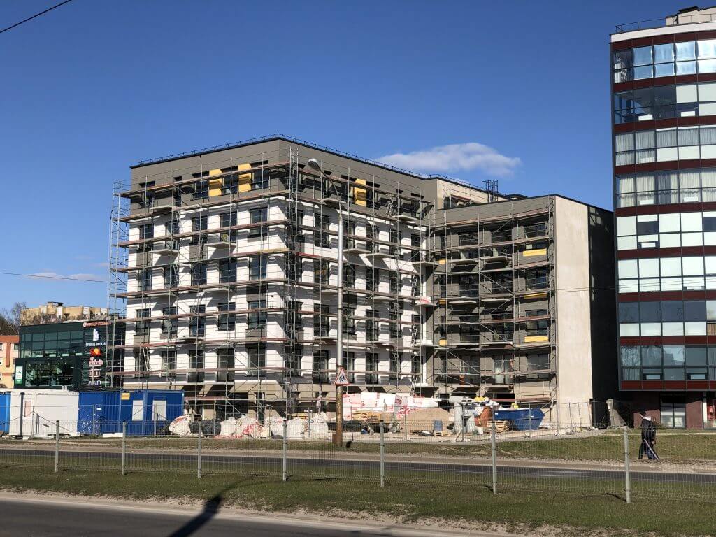 Laisvės 77 (Laisvės pr. 77) - Multi apartment - construction photos