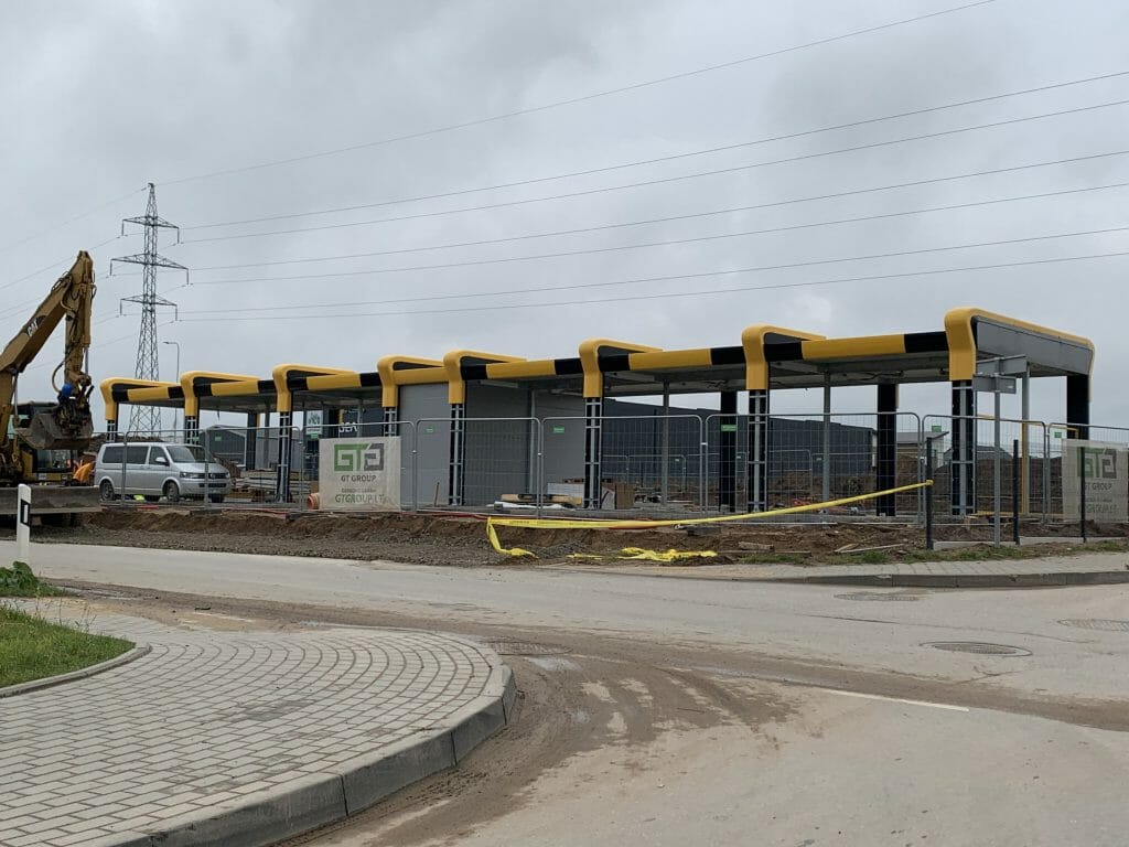 Autoplovykla Brazdžionio g. (B. Brazdžionio g. 24) - Car wash - construction photos