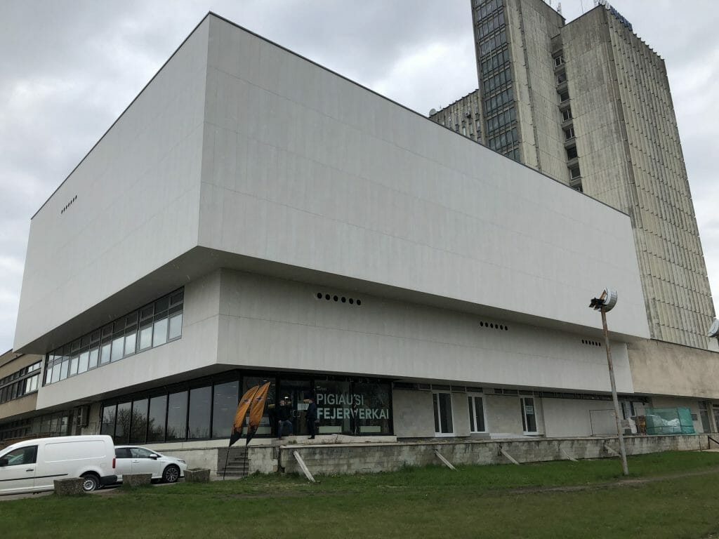 Keistuolių teatro rekonstrukcija (Laisvės pr. 60) - Cultural center - construction photos