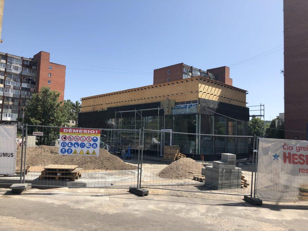 Hesburger Ozo g. (Ozo g. 9) - Food services - construction photos