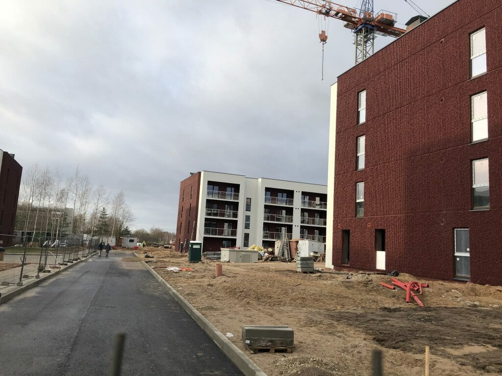 Naujoji Pilaitė 12 kvartalas (Tolminkiemio g. 37) - Multi apartment - construction photos