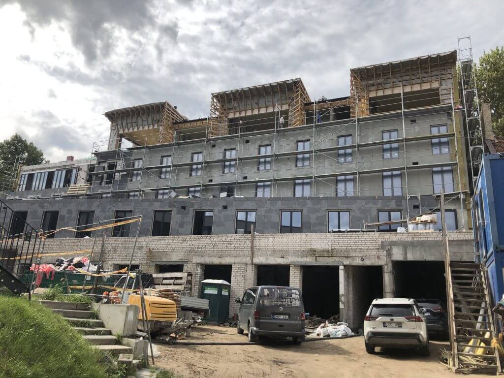 Senamiesčio 21 (Raugyklos g. 21) - Multi apartment - construction photos