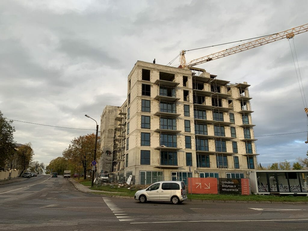 Storyline (Algirdo g. 85) - Multi apartment - construction photos