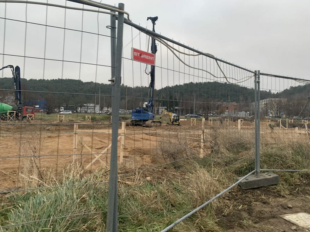 LIDL Ežero g. (Ežero g. 3) - Food store - construction photos