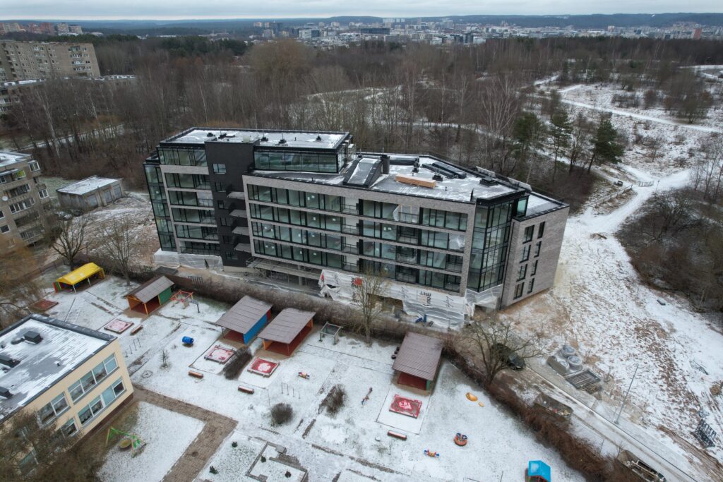 Gelvonų terasos (Gelvonų g. 1B) - Multi apartment - construction photos