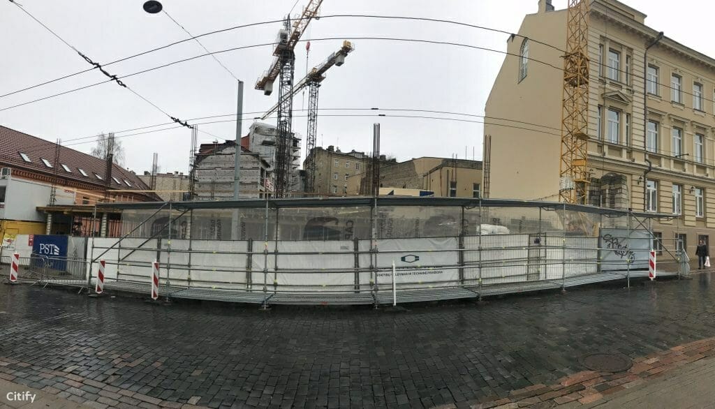 Lietuvos draudimo administracinis B10 (J. Basanavičiaus g. 10) - Multi apartment, Office center - construction photos