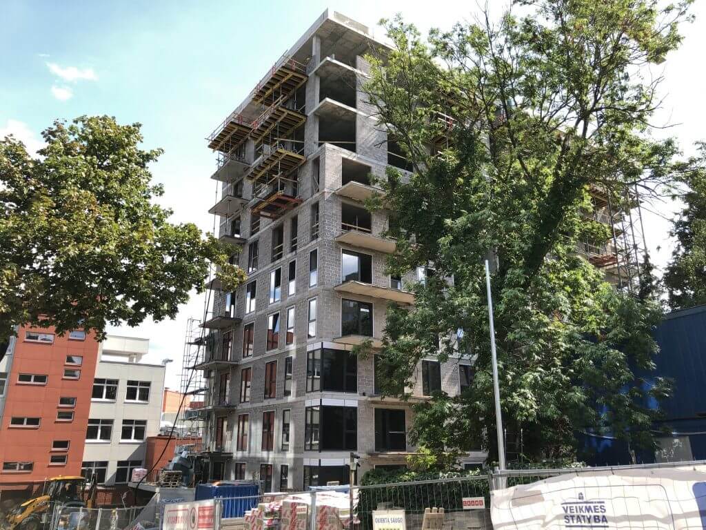 Žvėryno vakarai (Saltoniškių g. 44) - Multi apartment - construction photos