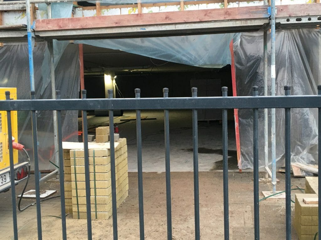 Aukštupis (Krivūlės g. 9) - Multi apartment - construction photos