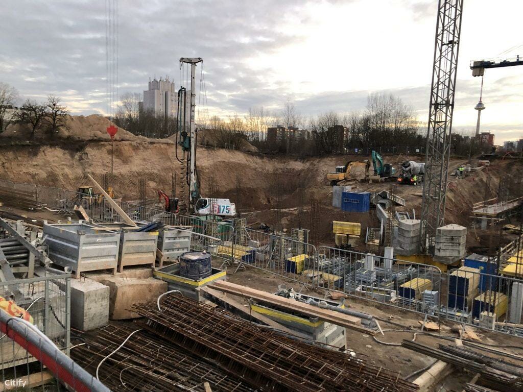 Skylum 1 etapas (Viršilų g. 6) - Daugiabutis - statybų nuotraukos