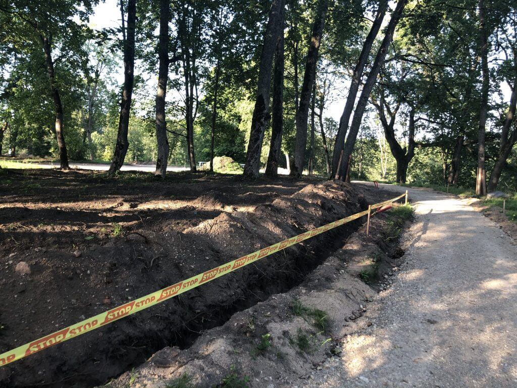 Trakų Vokės dvaro sodybos parkas (E. Andrė g.) - Park - construction photos