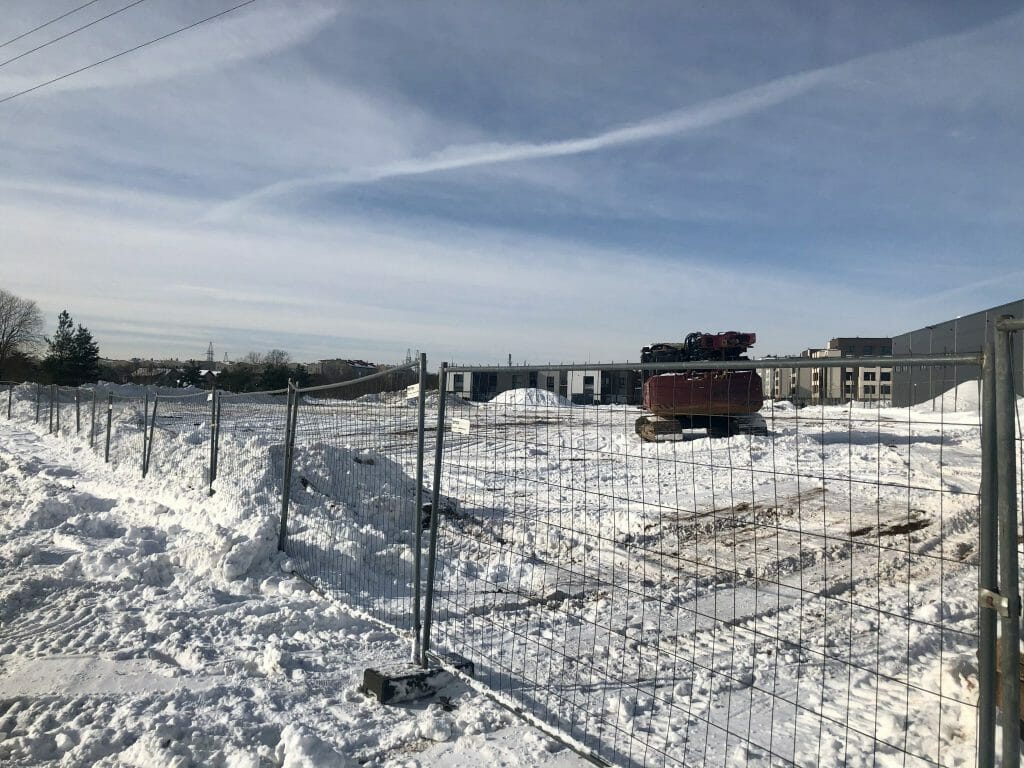 Bitėnų oazė 3 etapas (Bitėnų g. 3H) - Row housing - construction photos