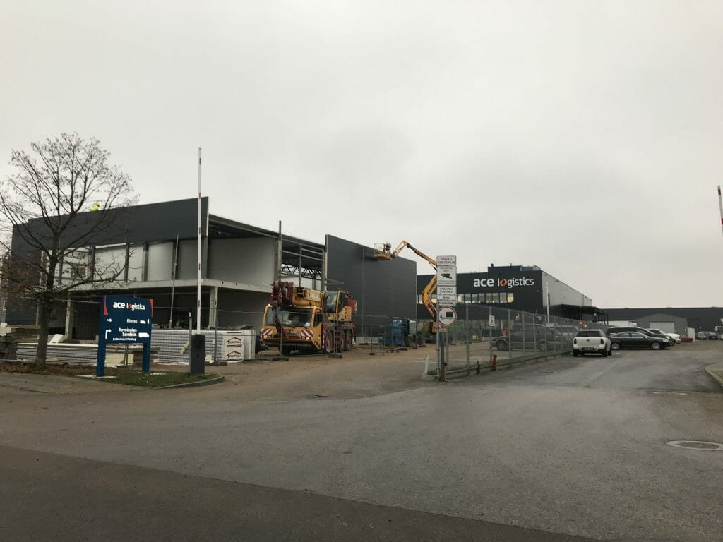J. Dobkevičiaus g. 10 (Jurgio Dobkevičiaus g. 10) - Non-food store, Warehouse / Distribution center - construction photos