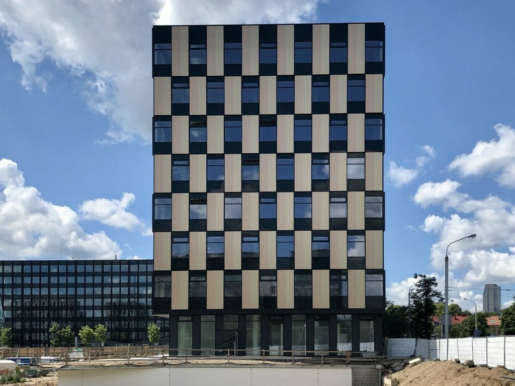 Business Stadium North (Rinktinės g. 3) - Verslo centras - statybų nuotraukos