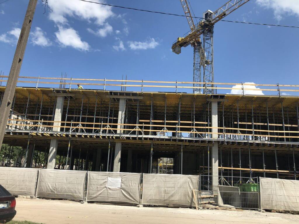 Uptown Park (Švitrigailos g. 13) - Office center - construction photos