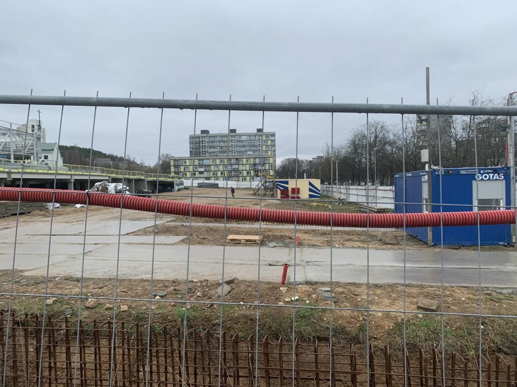 Lazdynų baseinas (Erfurto g. 13) - Pool - construction photos