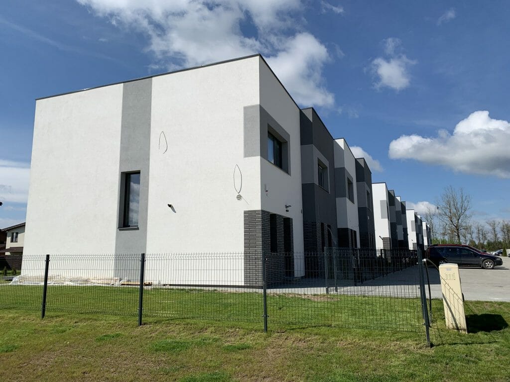 Žiburiai (Vorupės g. 65, 69) - Rindu mājas - būvdarbu attēli