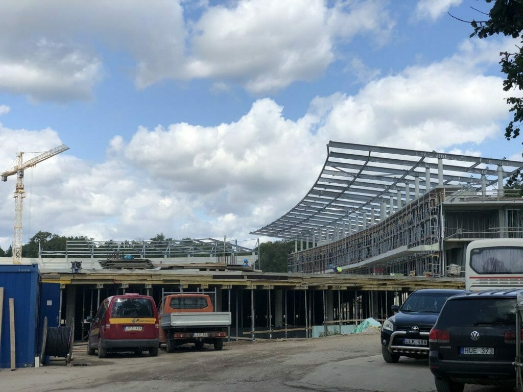 Dariaus ir Girėno stadionas (Perkūno al. 5) - Sports arena - construction photos