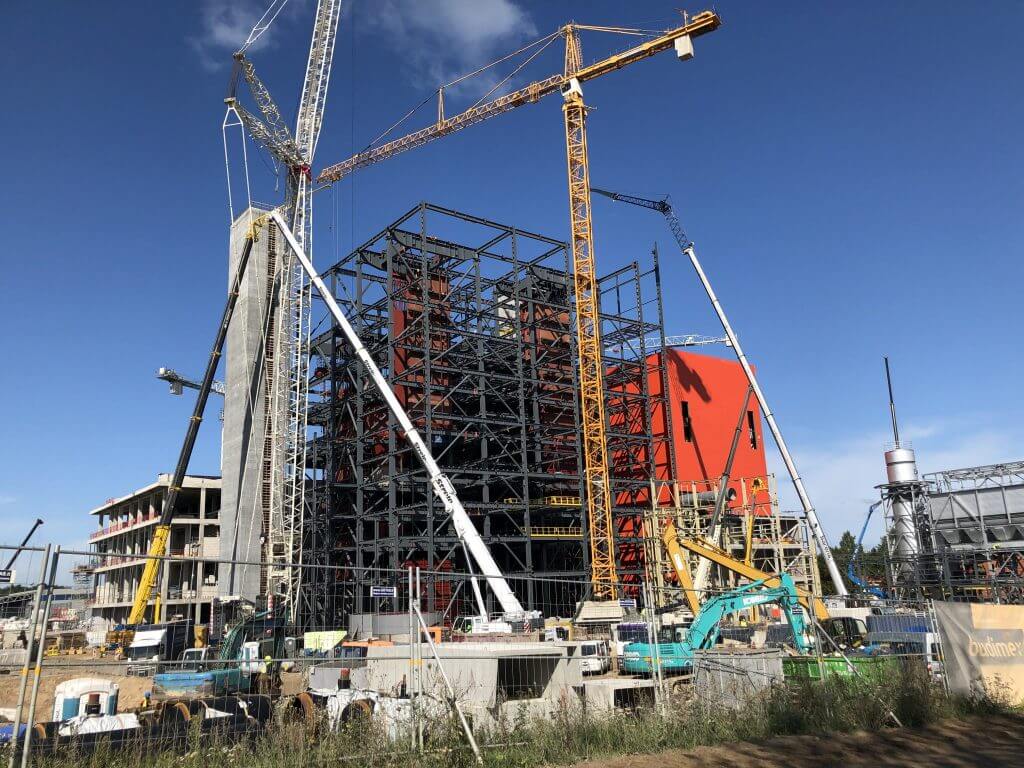 Vilniaus kogeneracinė jėgainė (Jočionių g. 13) - Energy plant - construction photos