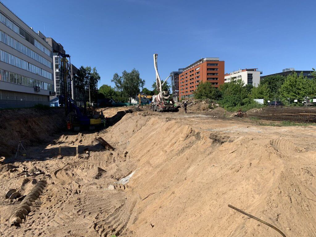 Kernavės aveniu (Kernavės g. 4) - Multi apartment - construction photos