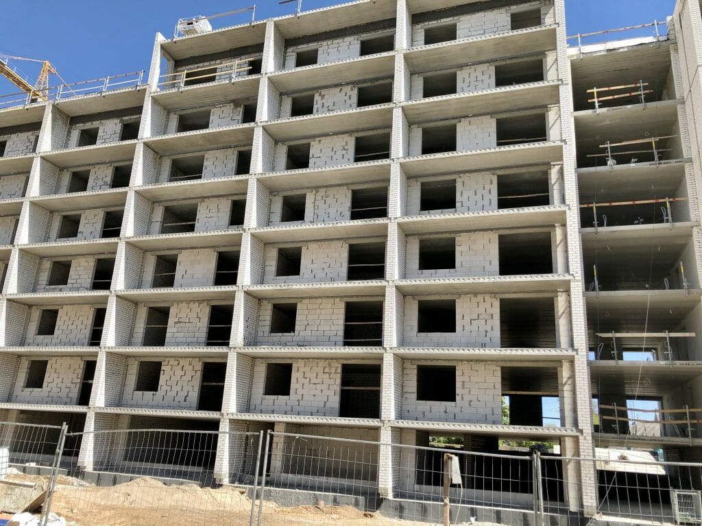 K17 (Kernavės g. 15, 17) - Multi apartment - construction photos