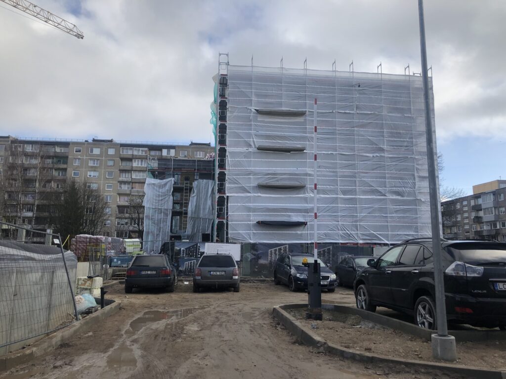 Life Story 1 etapas (Taikos pr. 57) - Multi apartment - construction photos
